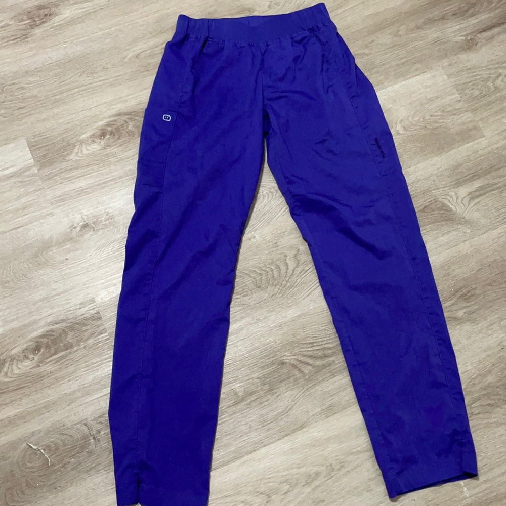 Purple scrub pants
